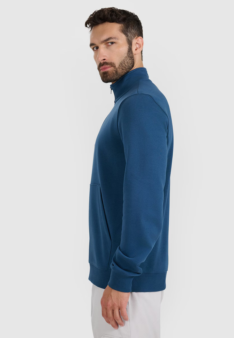 Bluza Męska 4F Dresowa Sportowa Nieocieplana Granatowa 4FWAW25TSWSM1902