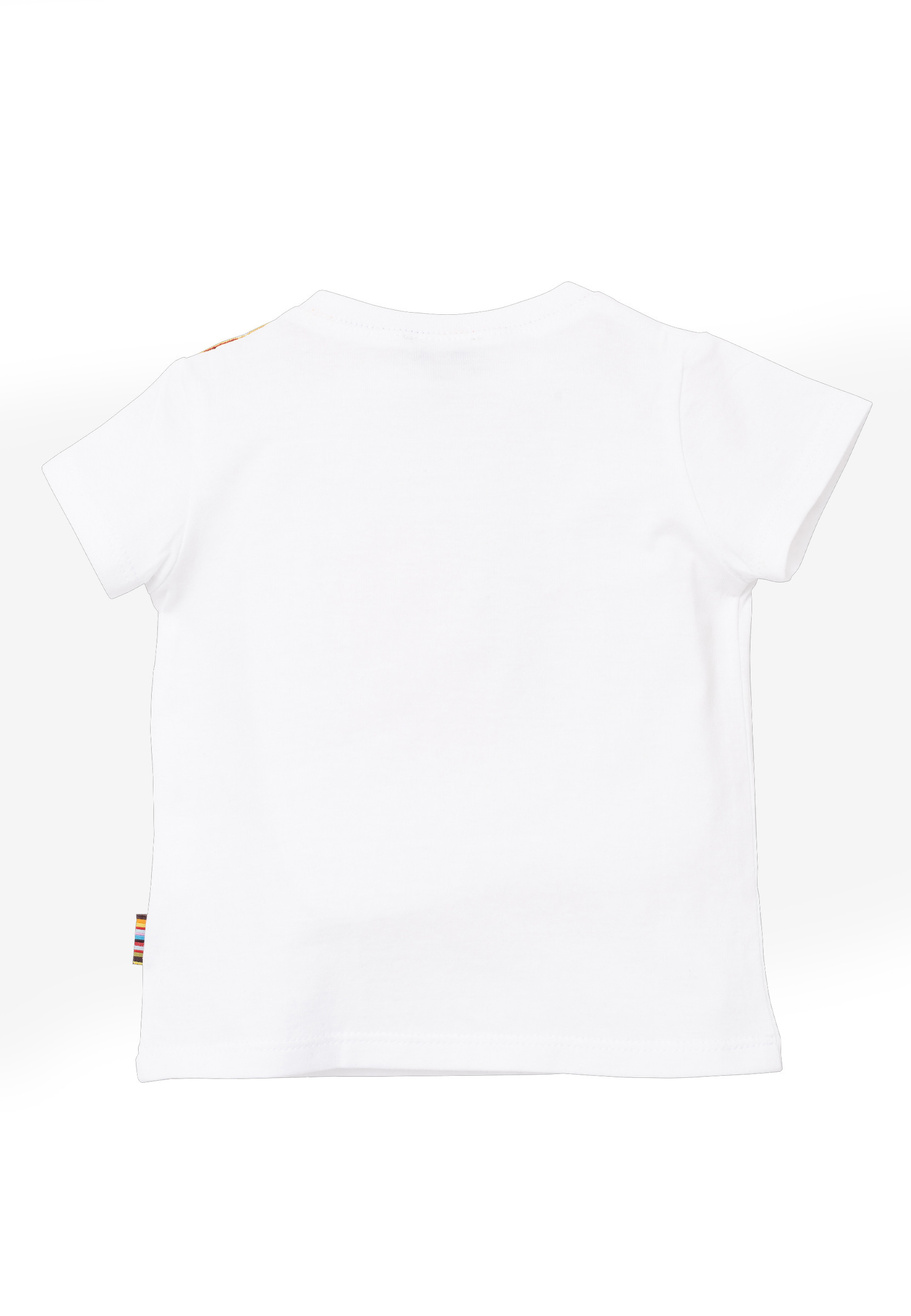 Koszulka Dziecięca Paul Smith Bawełniana T-Shirt Biały