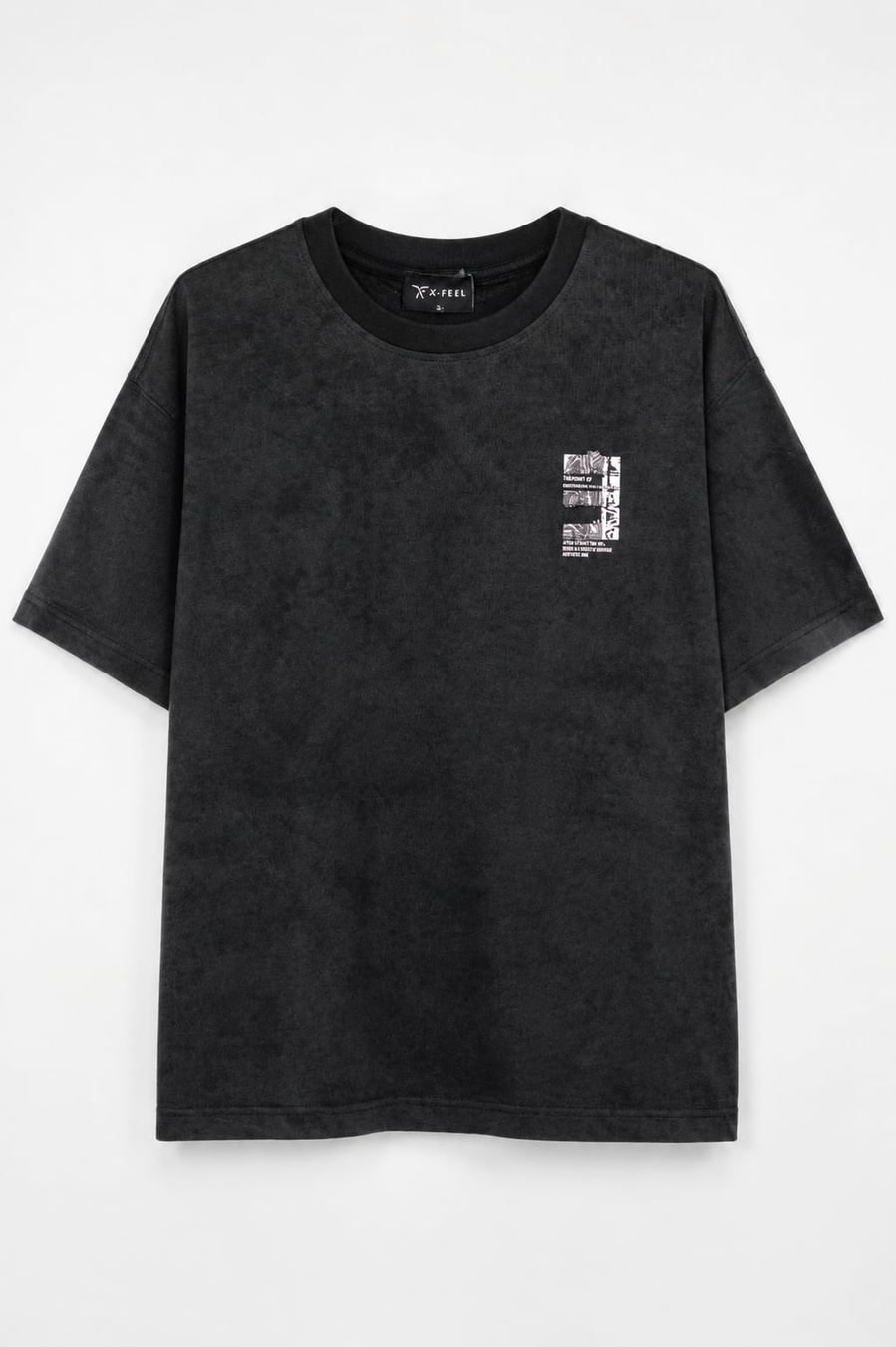 Komplet Męski T-Shirt Szorty Dresowe Casual Letni Zestaw Bawełniany Czarny