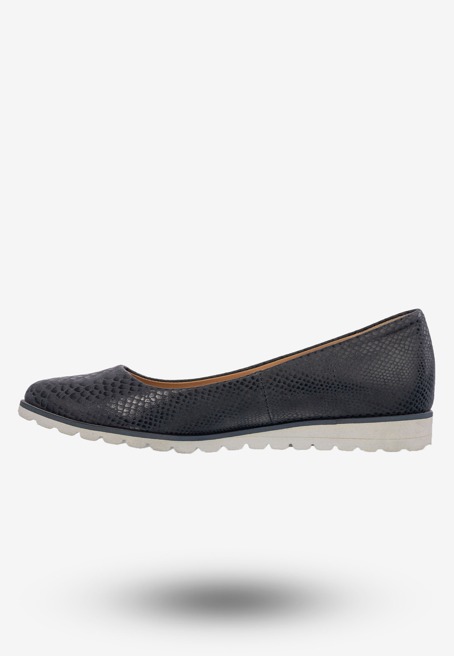 Półbuty Damskie Buty Ze Skóry Naturalnej Granatowe eSKa 1126