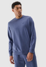 Bluza Dresowa Męska 4F Bez Kaptura Basic Niebieska 4FWMM00TSWSM1767