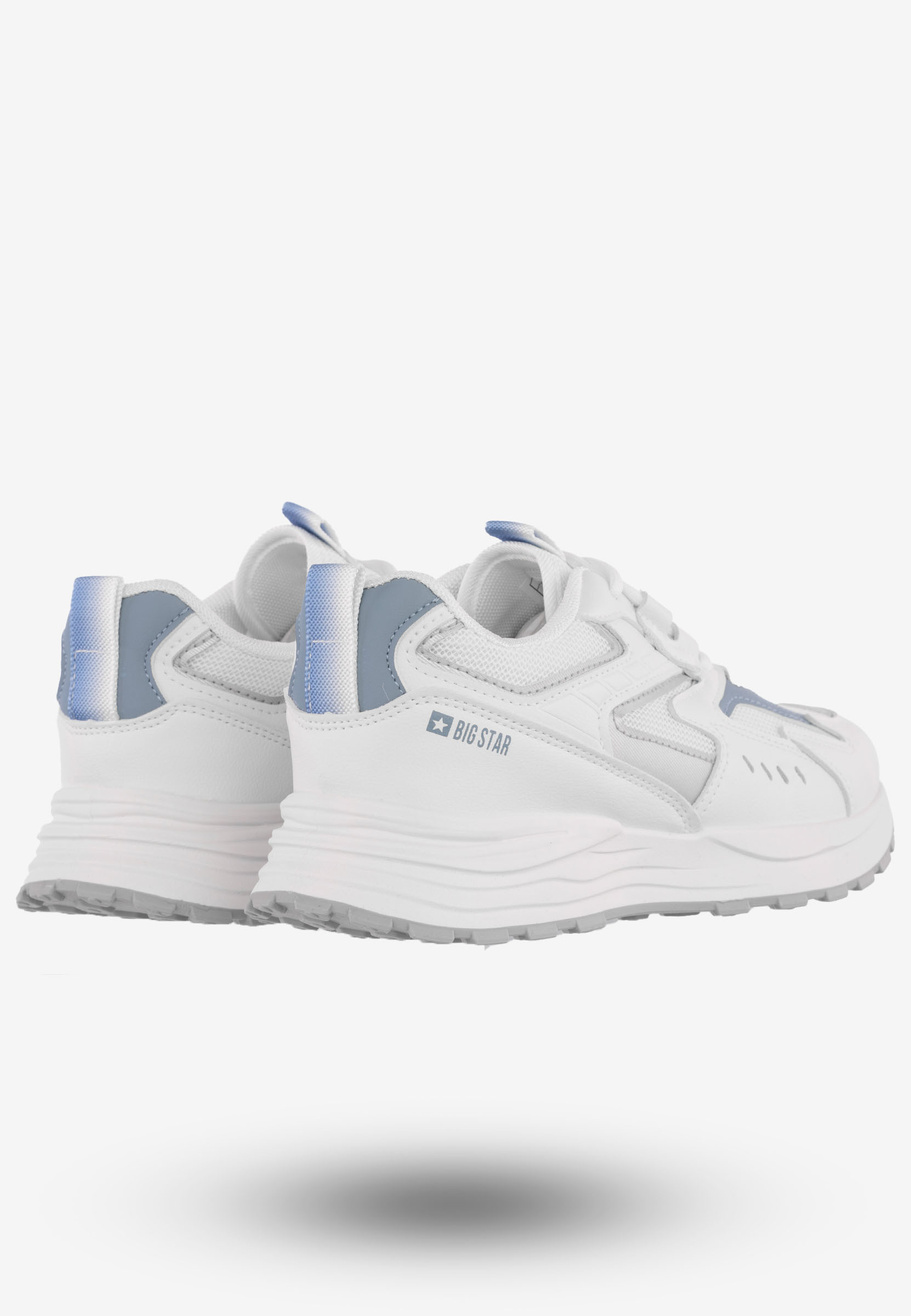 Sneakersy Damskie Ekoskóra Buty Sportowe Big Star Białe NN274A094