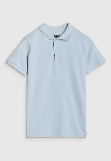 Koszulka Dziecięca 4F T-shirt Polo Z Kołnierzem Granatowy 4FJWMM00TPTSU513