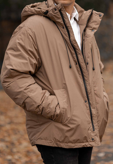 Kurtka Męska Puchowa Camel ZARA