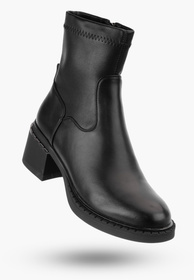 Botki Damskie Czarne Trapery Filippo DBT4902/23 BK
