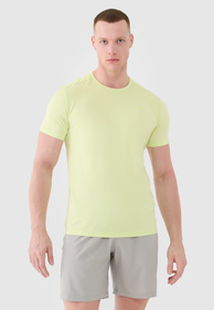 Koszulka Męska 4F T-shirt Treningowy Szybkoschnący Zielony 4FWSS25TFTSM1343