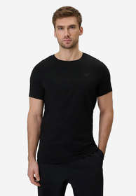 Koszulka Męska 4F T-shirt Basic Regular Czarny 4FWMM00TTSHM3340