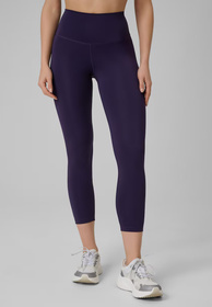 Spodnie Damskie 4F Sportowe Szybkoschnące Treningowe 7/8 Fioletowe 4FWSS26TFTIF419