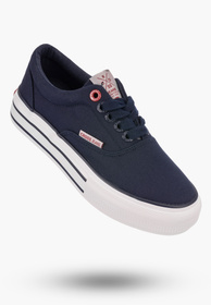 Trampki Damskie CROSS JEANS Granatowe Buty Materiałowe FF2R4003C