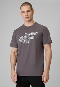 Koszulka Męska 4F T-Shirt Bawełniany Regular Sportowy Szary 4FWSS26TTSHM2659