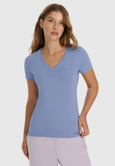 Koszulka Damska 4F T-shirt Slim Sportowy Denim 4FWAW25TTSHF2969