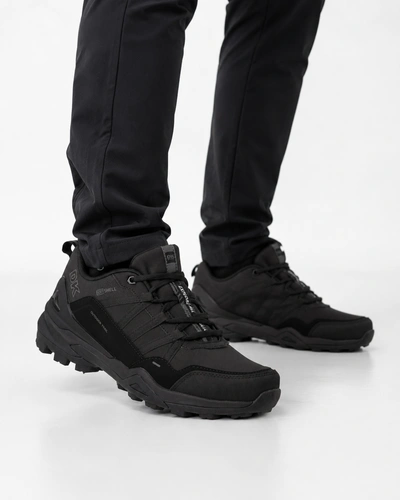 Buty Trekkingowe Męskie DK Softshell Outdoor Sportowe Czarne VB17920