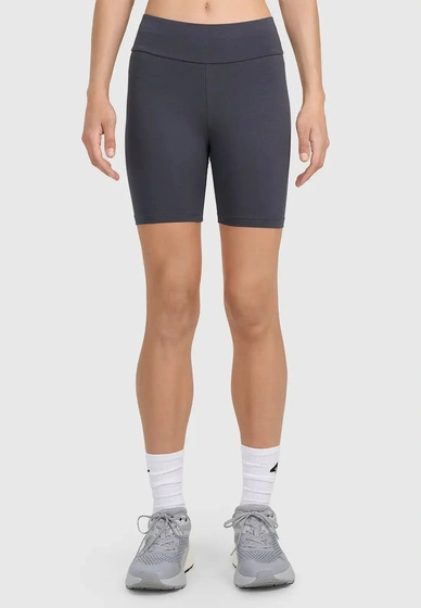 Legginsy Damskie Krótkie 4F Sportowe Spodenki Basic Grafitowe 4FWMM00TSTIF031