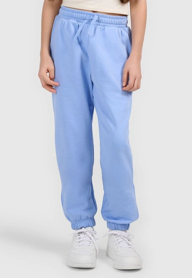 Spodnie Dziewczęce 4F Sportowe Dresowe Jogger Ocieplane Niebieskie 4FJWSS26TTROF1502