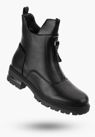 Botki Damskie Czarne Trapery Filippo DBT4811/23 BK