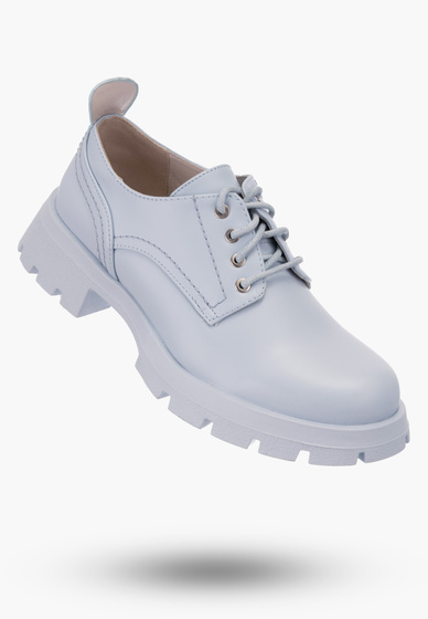 Buty Damskie Niebieskie Jeans Półbuty