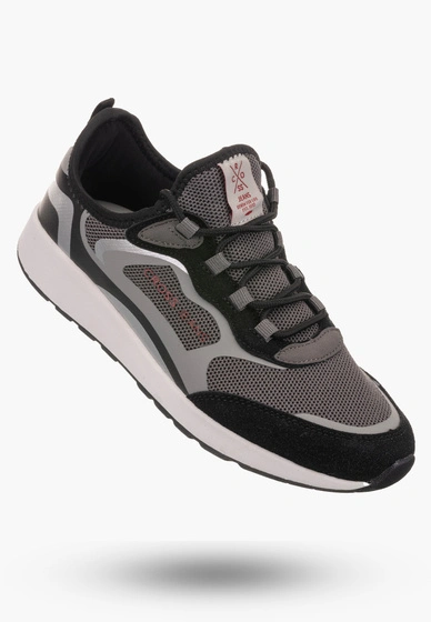 Buty Damskie Cross Jeans Sneakersy Sportowe Czarne HH2R4058C
