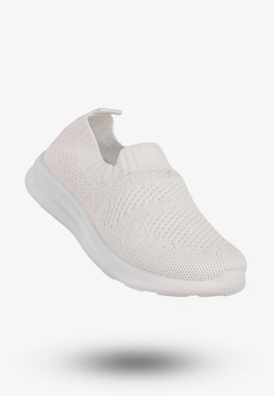 Sneakersy Dziecięce Wsuwane Buty Sportowe Białe Apawwa Z515