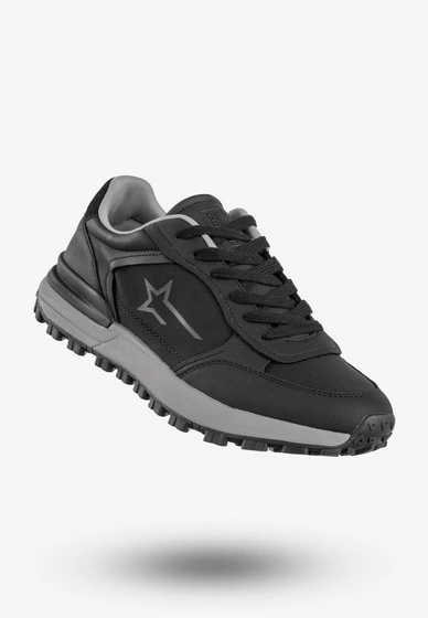 Sneakersy Męskie BIG STAR Buty Sportowe Memory Foam System Czarne NN174069