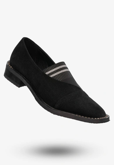 Lordsy Damskie Buty Skórzane Mokasyny Czarne Joulie 201