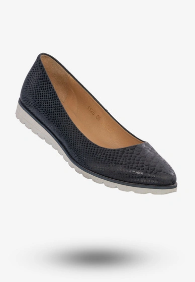 Półbuty Damskie Buty Ze Skóry Naturalnej Granatowe eSKa 1126