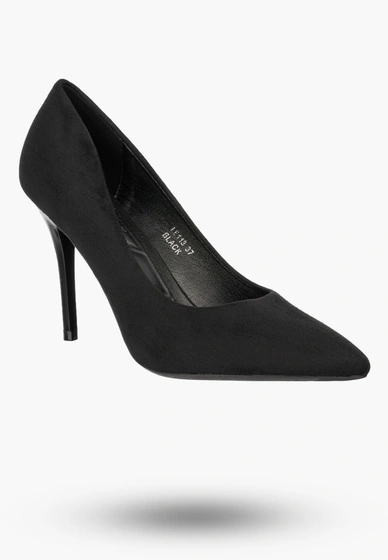 Szpilki Damskie Buty Na Obcasie Klasyczne Czółenka Eleganckie Czarne
