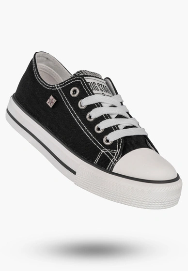 Trampki Dziecięce BIG STAR Czarne Buty Sznurowane DD374163
