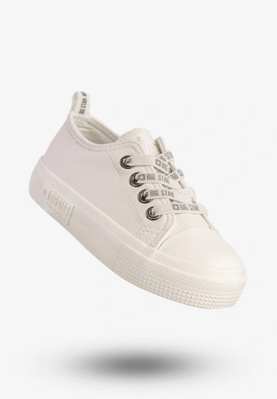 Trampki Dziecięce BIG STAR Buty Wsuwane Białe KK374060